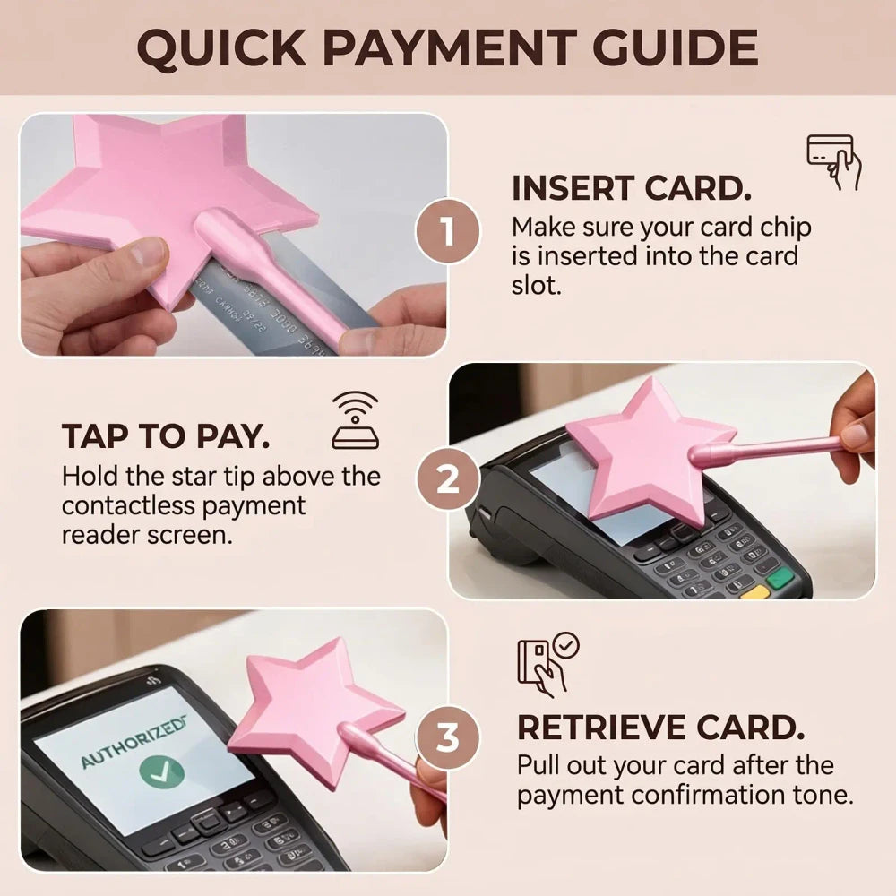 Star Wand Contactless Payment Stand