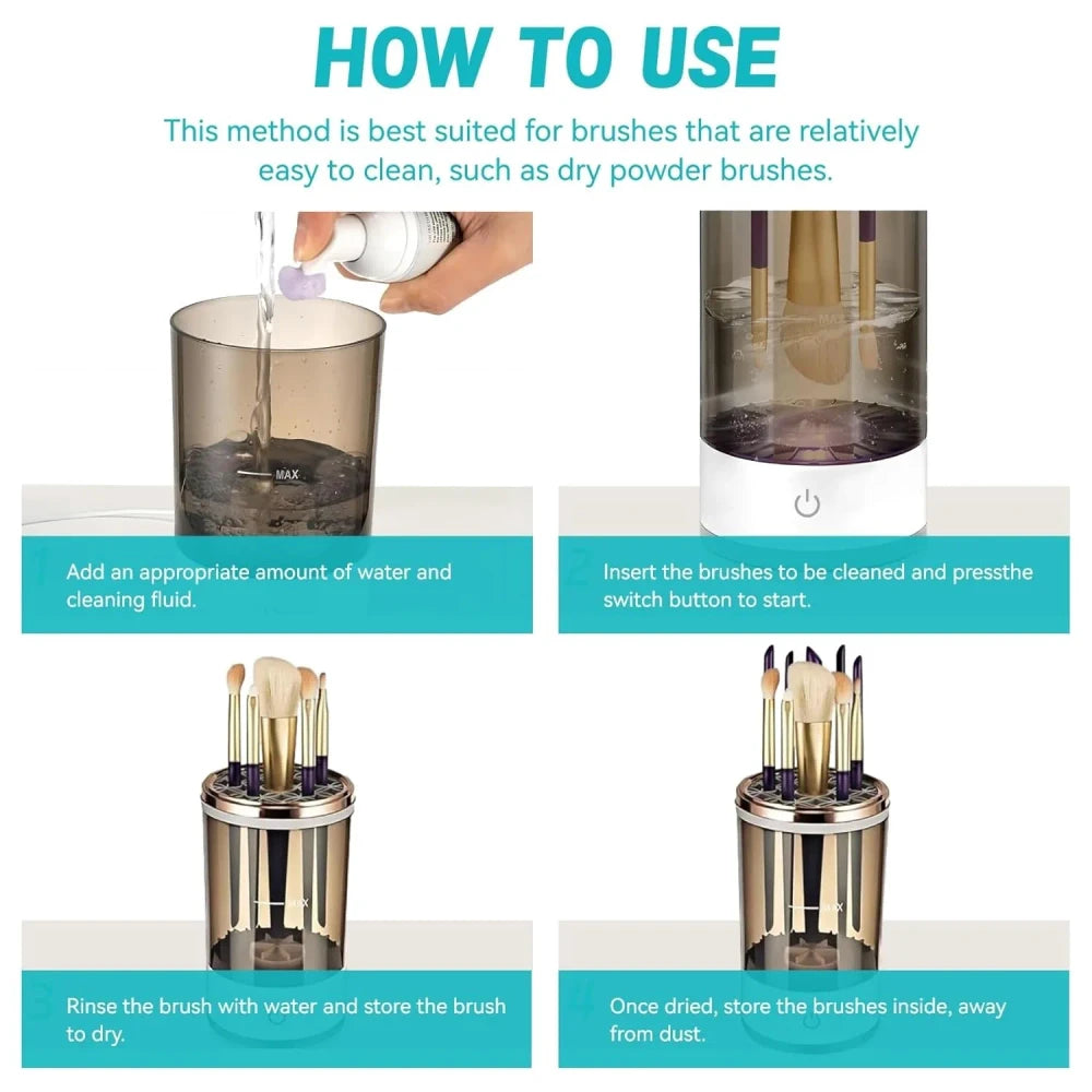 Electric Makeup Brush Cleaner