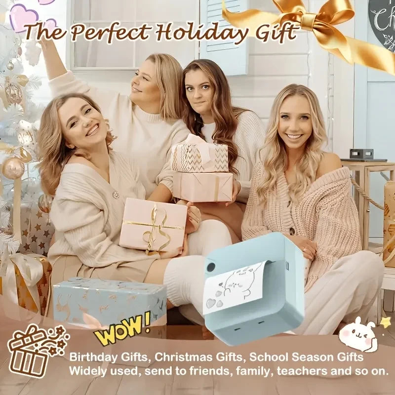 Portable Mini Thermal Sticker Printer