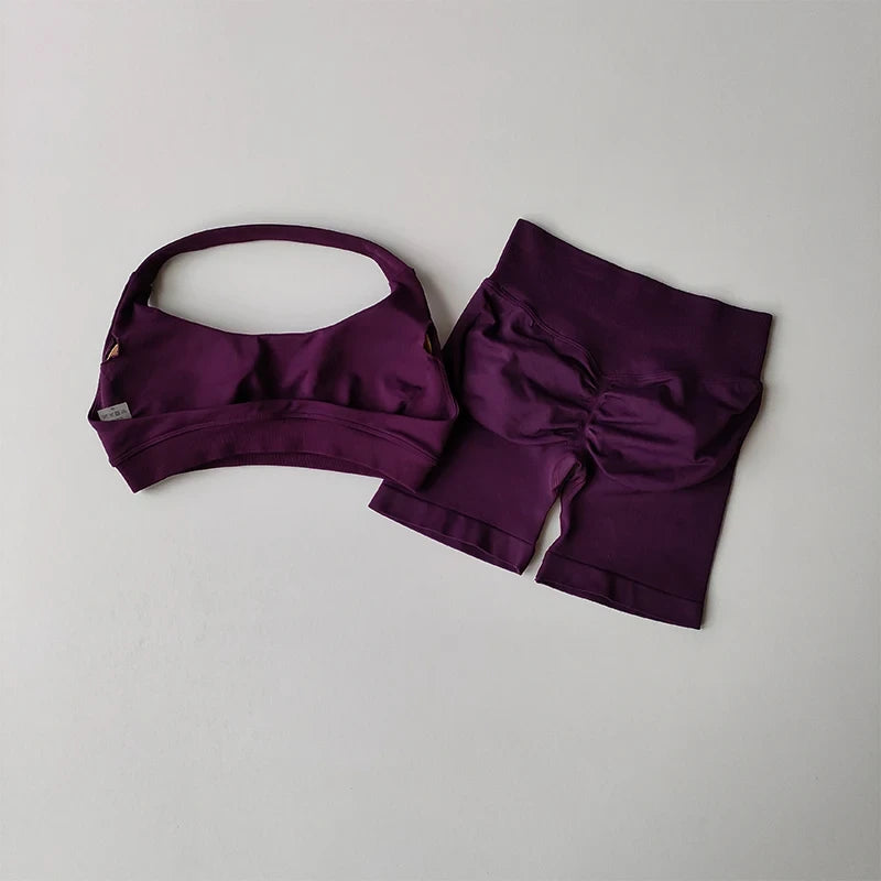 Halter Neck Yoga Sports Set