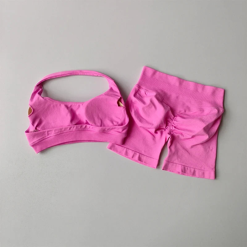 Halter Neck Yoga Sports Set