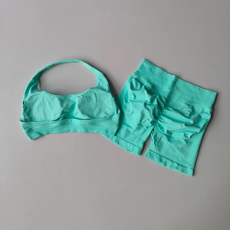 Halter Neck Yoga Sports Set